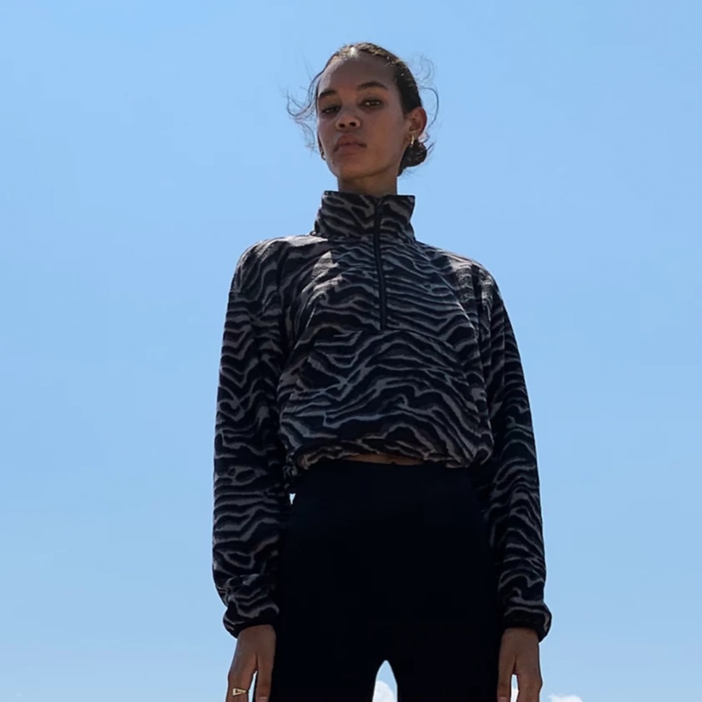 Aritzia TNA Polar 1/2 Zip (XXS)